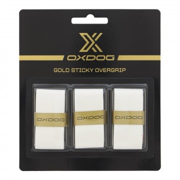 Oxdog Gold sticky overgrip 3pk.
